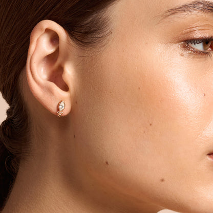 Olivia Burton Classic Dainty Rose Gold Plated Stud Earrings