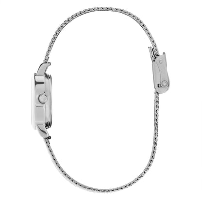 Olivia Burton Classics 23mm Teal & Silver Mesh Watch