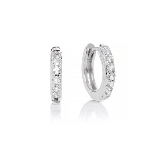 Olivia Burton Classics Silver  Huggie Hoops