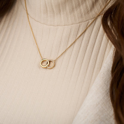 Olivia Burton Classics Gold Interlink Necklace