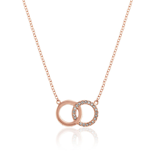 Olivia Burton Classics Rose Gold Interlink Necklace