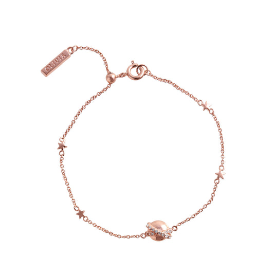 Olivia Burton Celestial Rose Gold Planet Bracelet