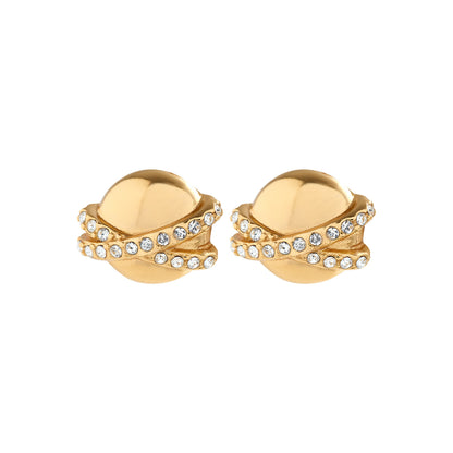 Olivia Burton Celestial Gold Planet Stud Earrings
