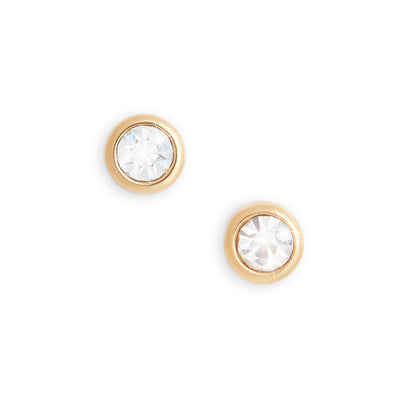 Olivia Burton Bejeweled Classics Gold Round Stud Earrings