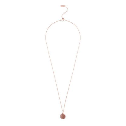 Olivia Burton Bejeweled Classics Rose Gold Disc Necklace