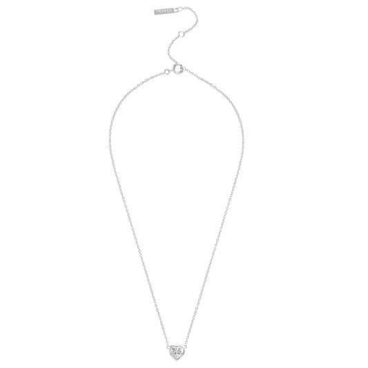 Olivia Burton Classics Silver Heart Necklace