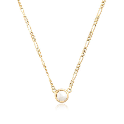 Olivia Burton Classics Gold Pearl Choker & Bracelet Gift Set