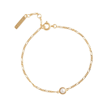 Olivia Burton Classics Gold Pearl Choker & Bracelet Gift Set